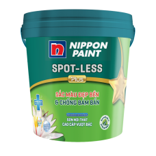 Sơn nội thất Nippon Odourless Spot Less Plus+ 15L